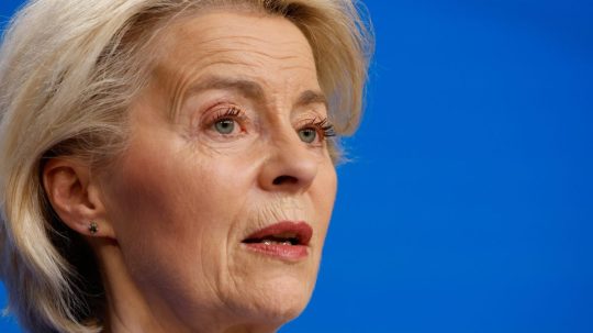 Na snímke Ursula von der Leyenová.
