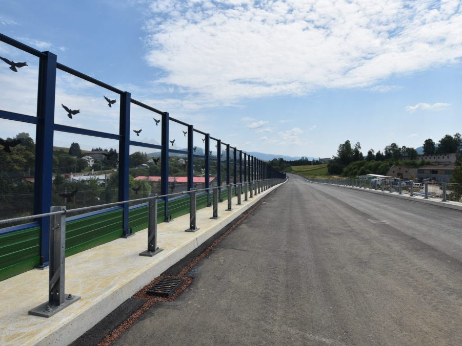 Výstavba druhej etapy obchvatu Brezna.