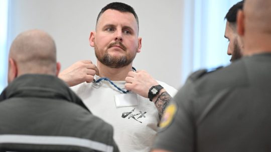 Daniel Bombic na súde.