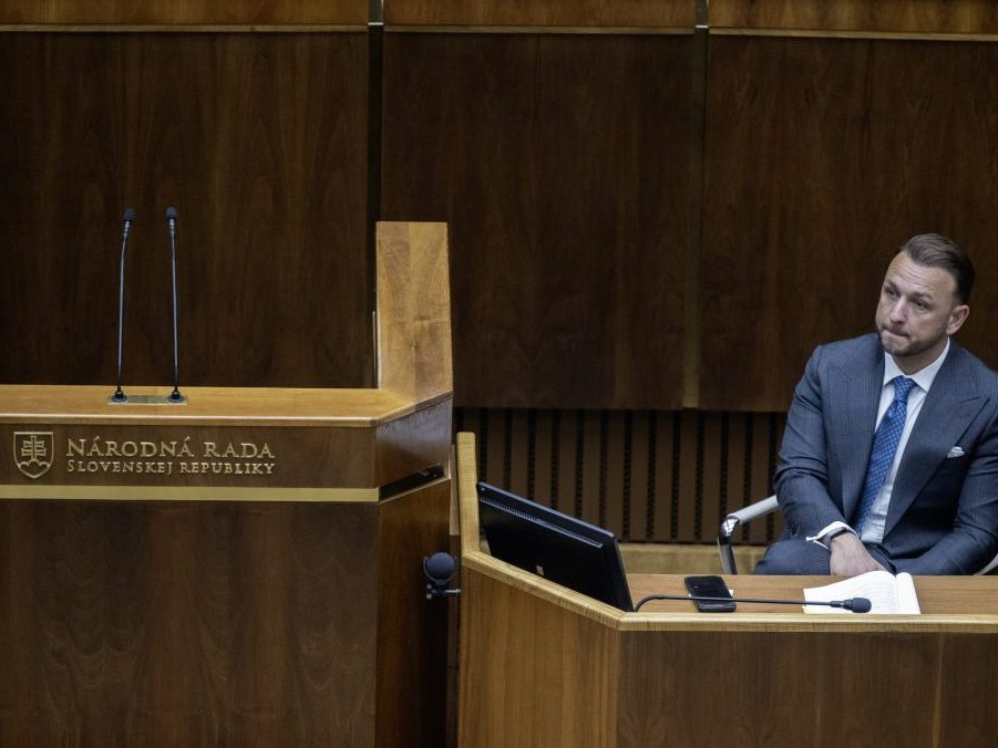 Minister vnútra SR Matúš Šutaj Eštok (Hlas-SD).