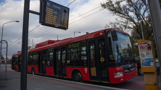 autobus MHD v Bratislave