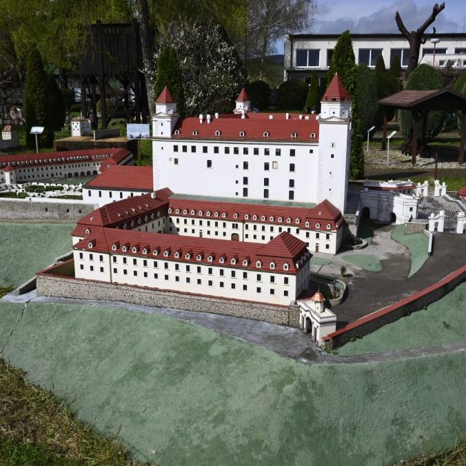 Model Bratislavského hradu.