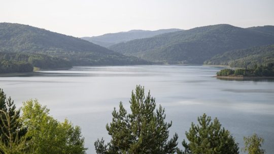 vodná nádrž Starina v Národnom parku Poloniny.