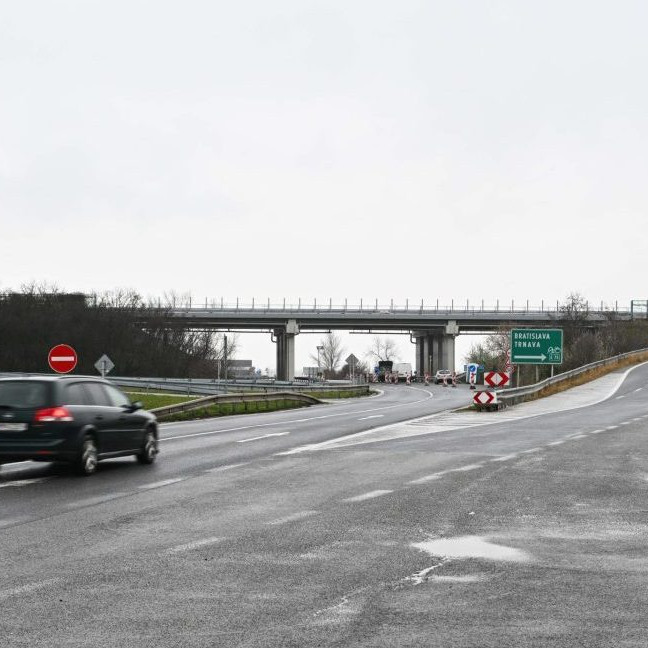 Na snímke most na diaľnici D1 po komplexnej oprave pri obci Horná Streda.