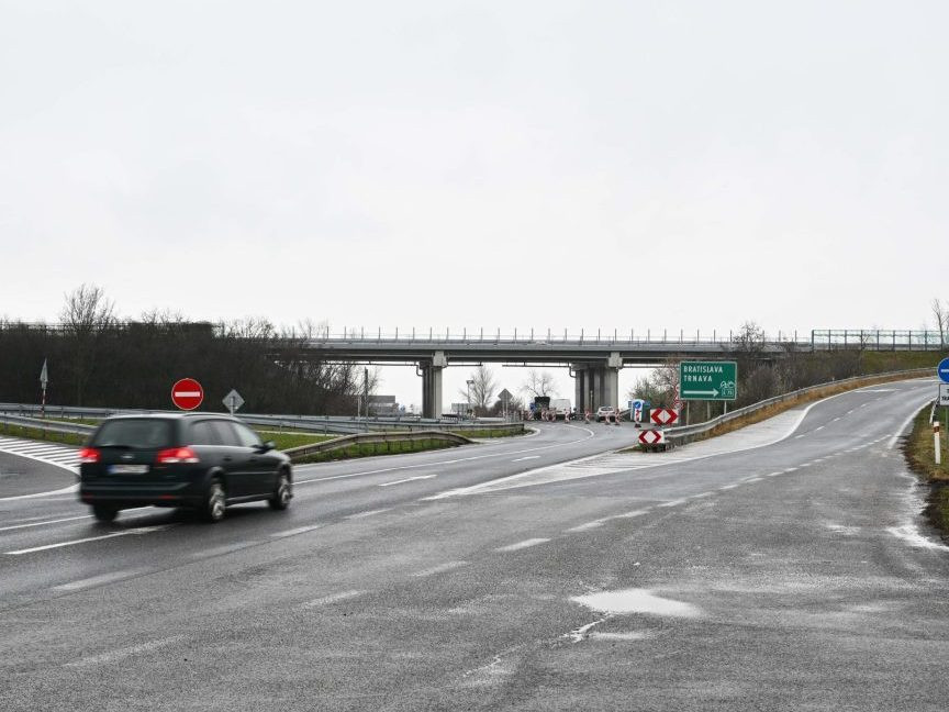 Na snímke most na diaľnici D1 po komplexnej oprave pri obci Horná Streda.