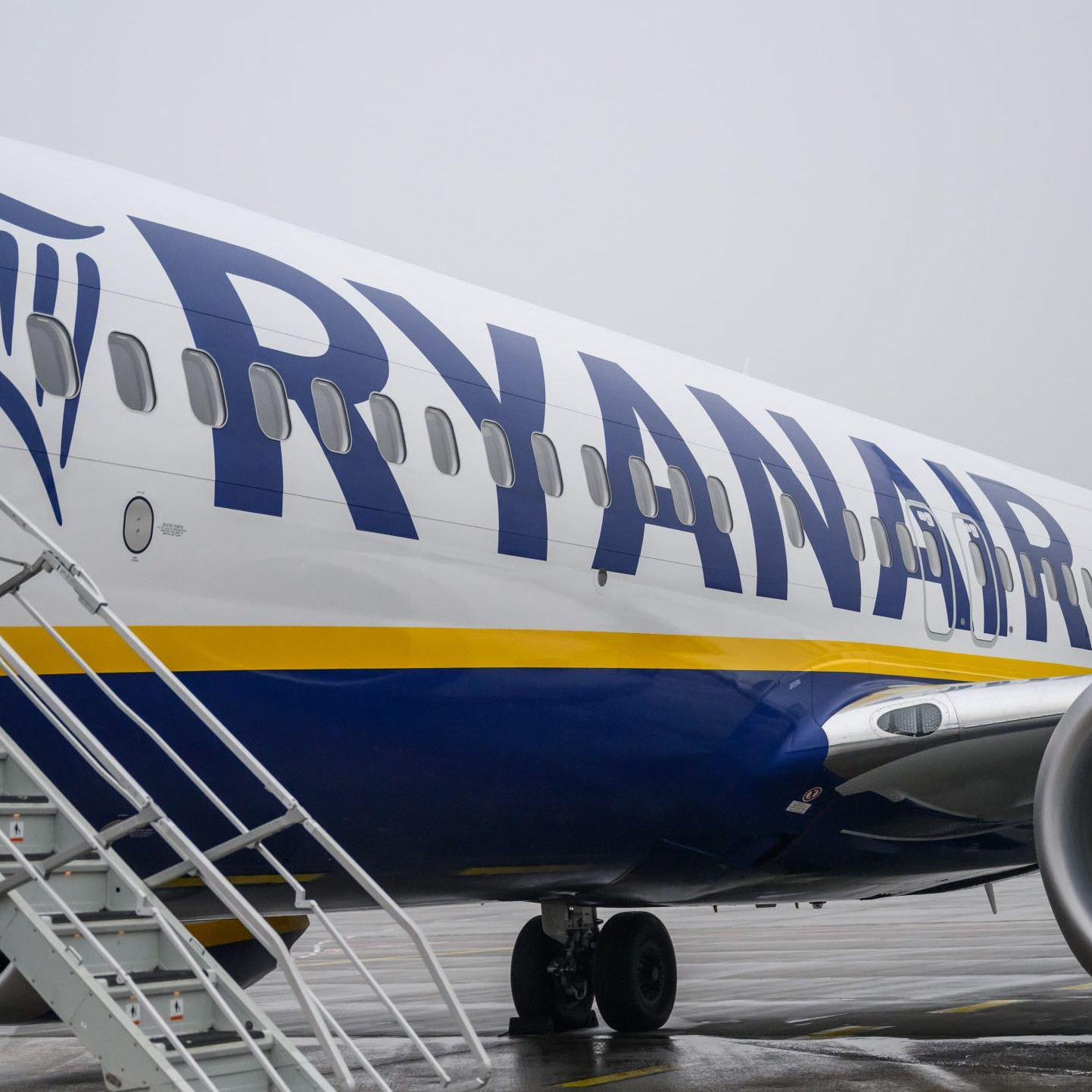 Na snímke lietadlo spoločnosti Ryanair.