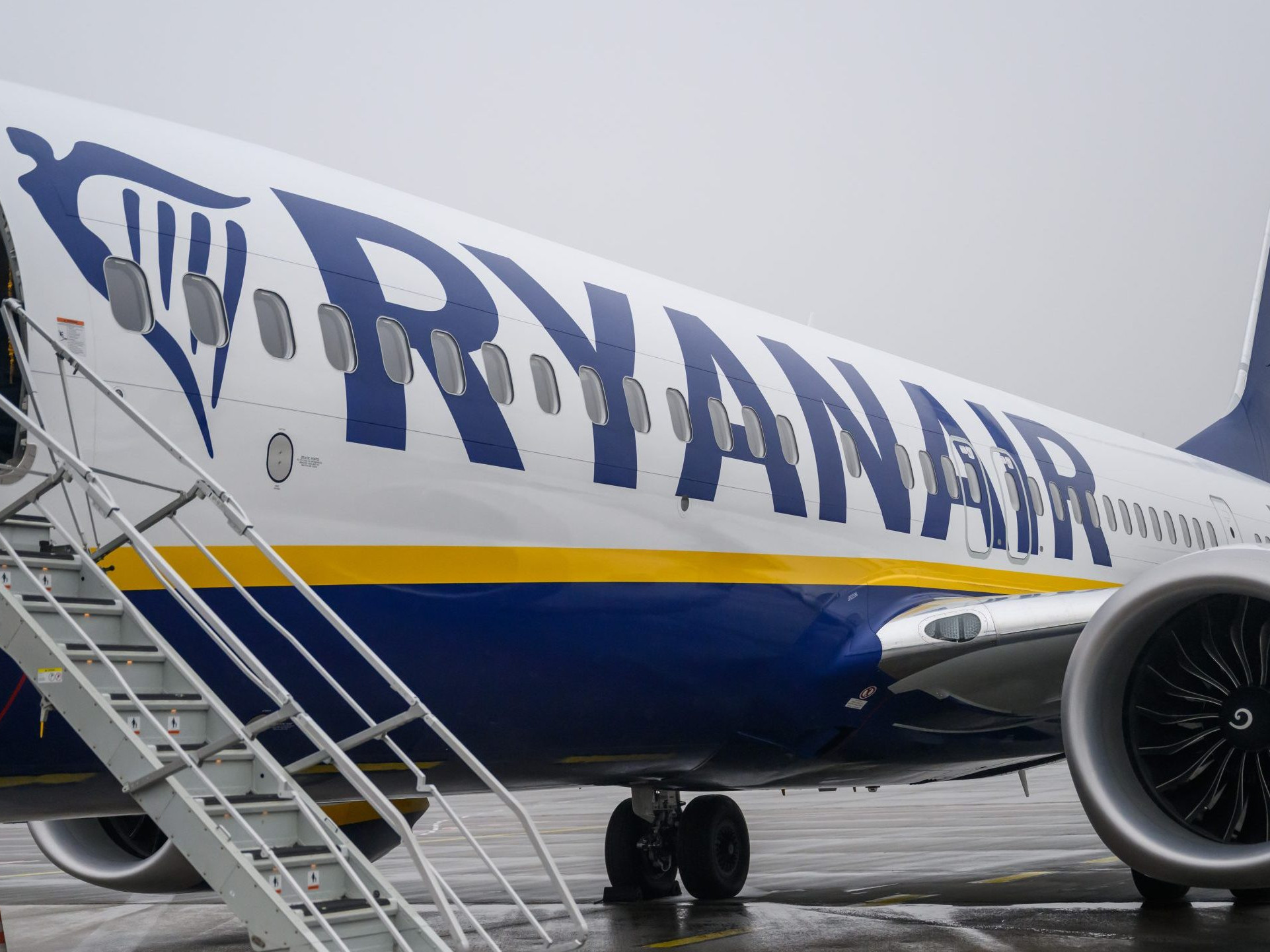 Na snímke lietadlo spoločnosti Ryanair.