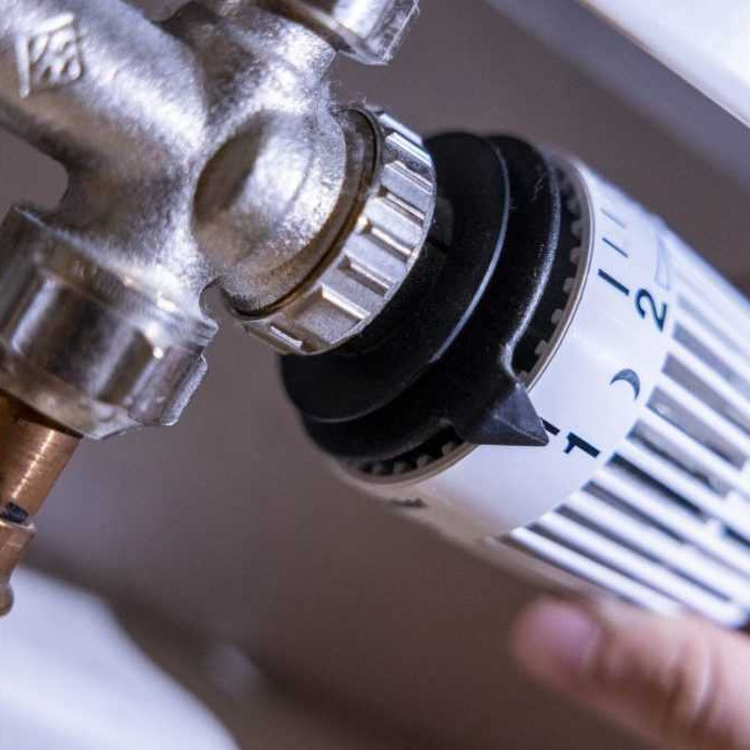 Ilustračná snímka nastavovania kúrenia.