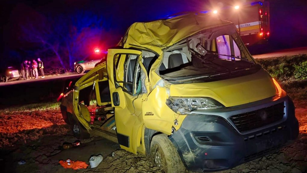 Sn&iacute;mka z miesta nehody.