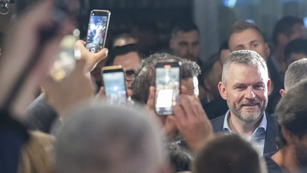 Peter Pellegrini počas volebnej noci.