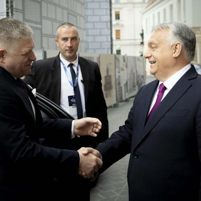 Robert Fico (Smer-SD) a Viktor Orbán.