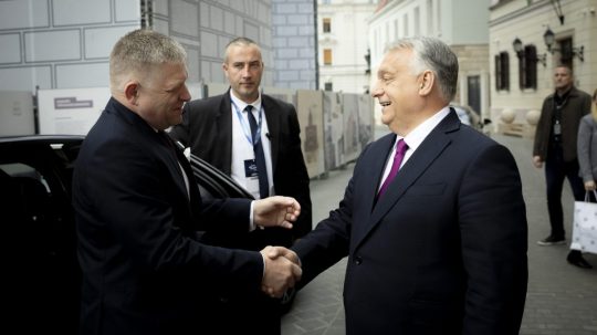 Robert Fico (Smer-SD) a Viktor Orbán.