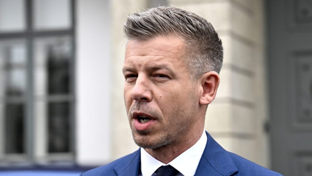 Na snímke Péter Magyar.