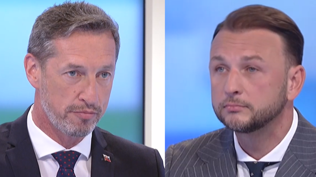 Na snímke M. Majerský a M. Šutaj Eštok.