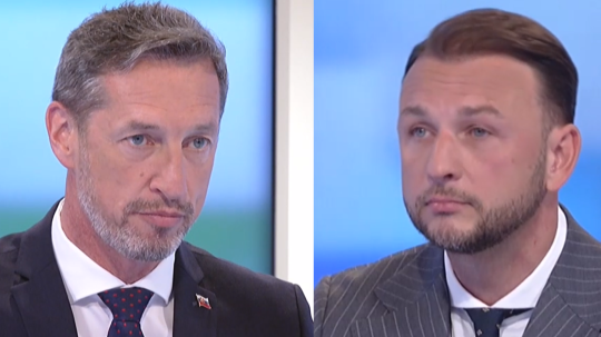 Na snímke M. Majerský a M. Šutaj Eštok.