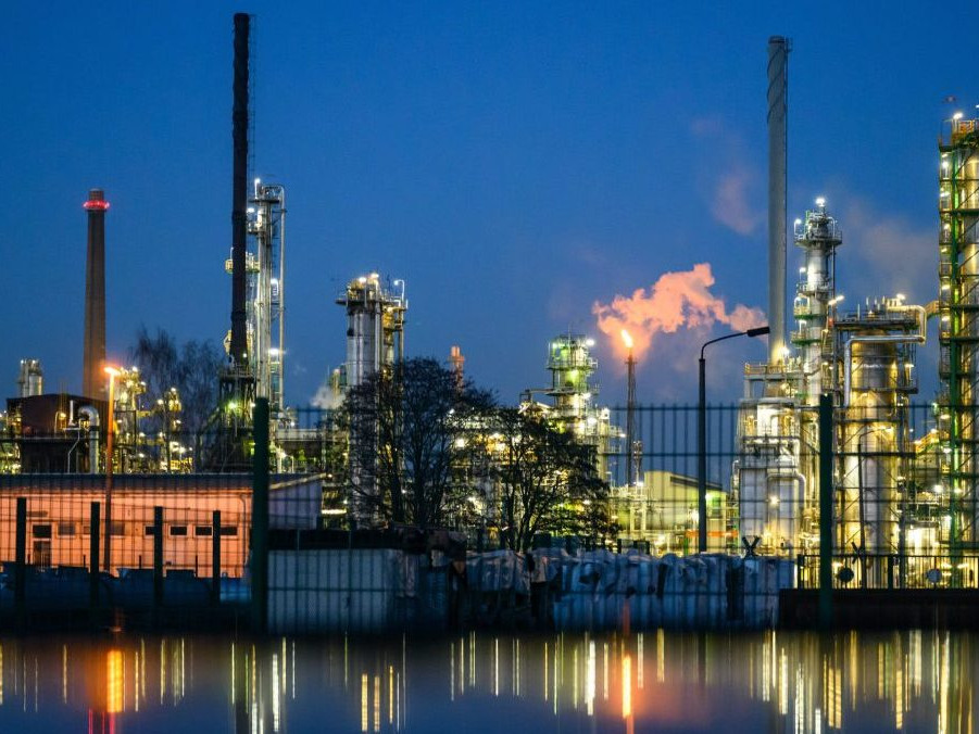 Nemecká rafinéria vo Schwedte.