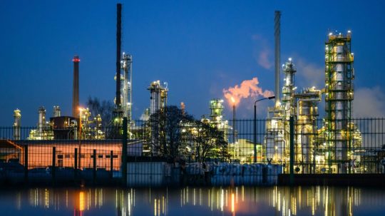 Nemecká rafinéria vo Schwedte.