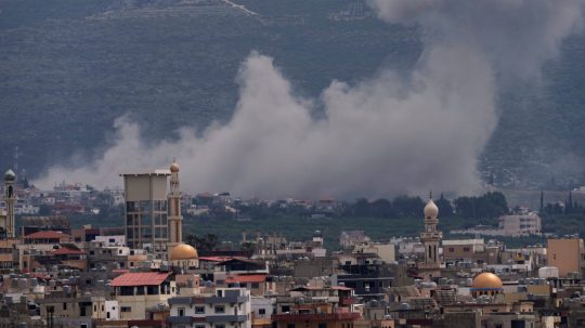 útok na dedinu v Libanone