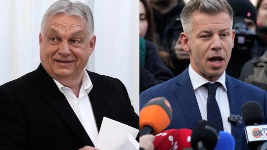 Viktor Orbán a Péter Magyar