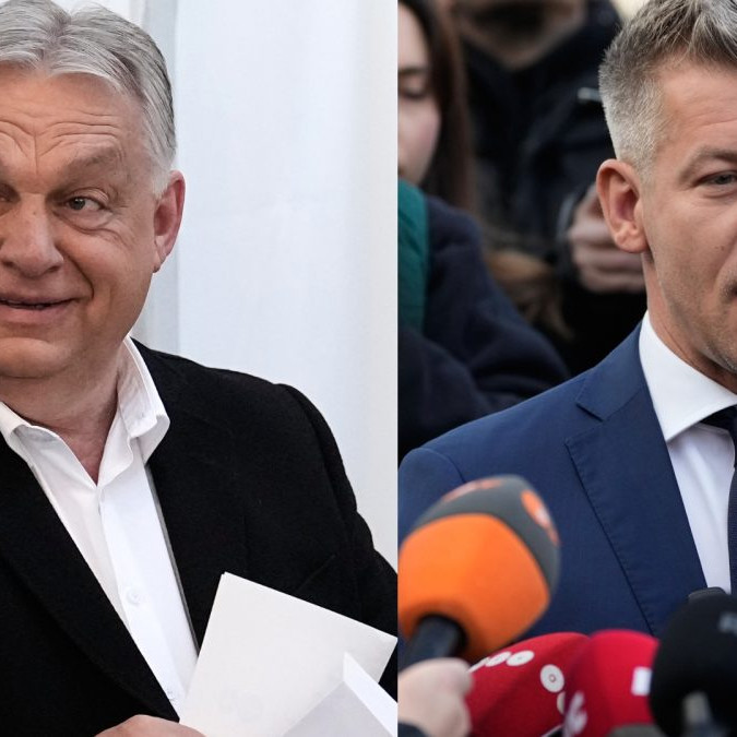 Viktor Orbán a Péter Magyar