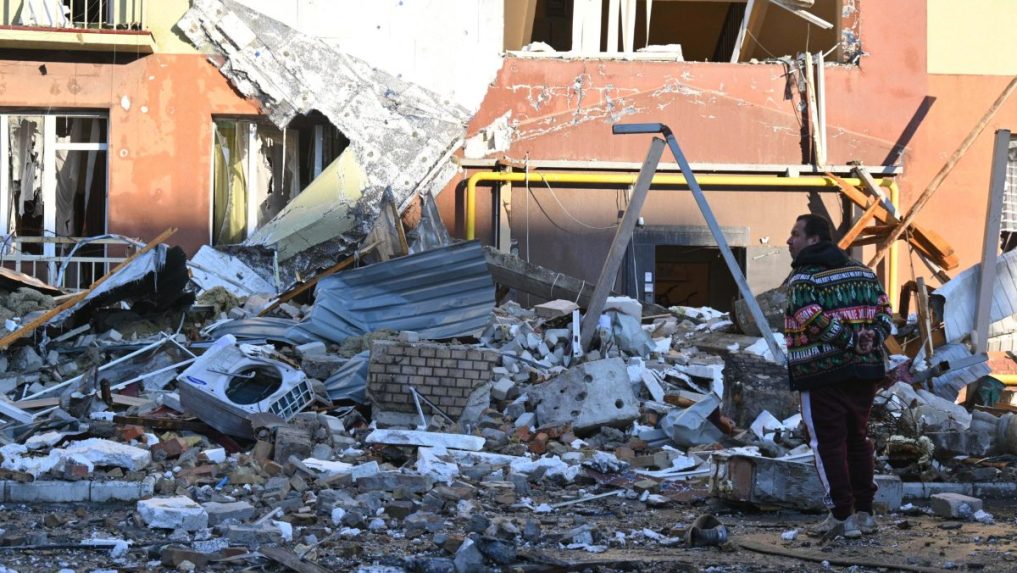 Odesa poničená útokmi začiatkom apríla.