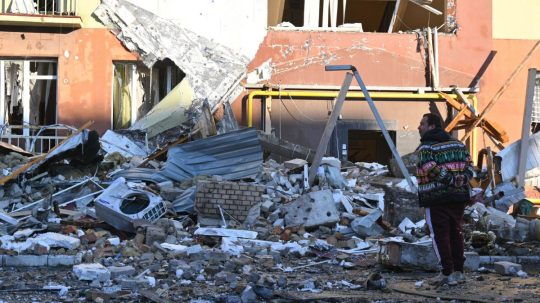 Odesa poničená útokmi začiatkom apríla.