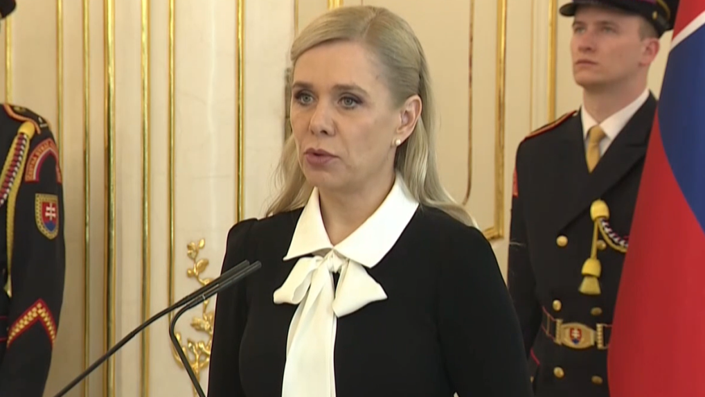 Ministerka hospodárstva Denisa Saková (Hlas-SD).