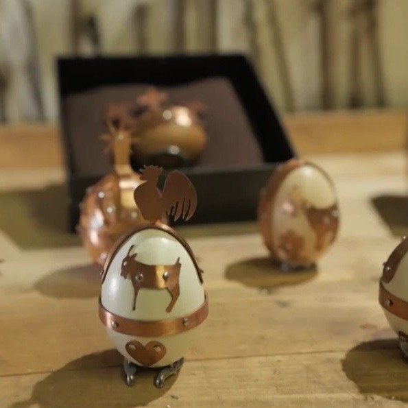 Na snímke okuté kraslice.