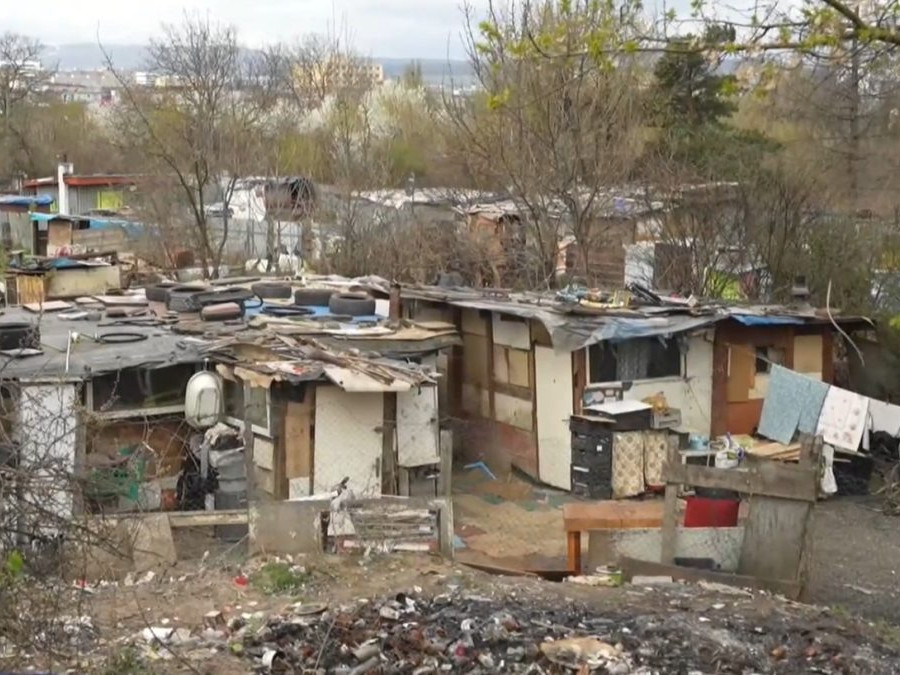 Nelegálna osada pri Košiciach.