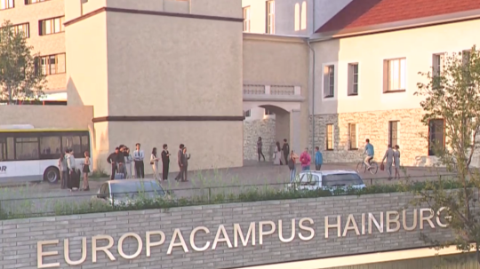 Plán rakúskeho univerzitného komplexu.