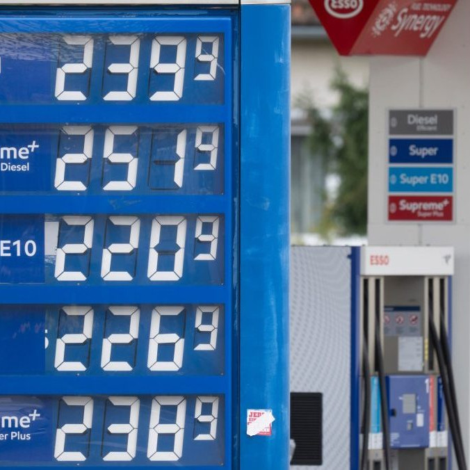 Na snímke ceny na čerpacej stanici v Nemecku.