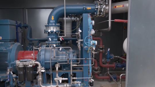 Stanica na výrobu biometánu.