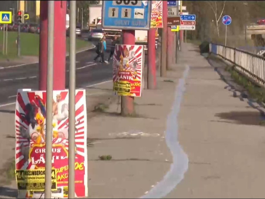 Na snímke cyklochodník v Ružomberku.