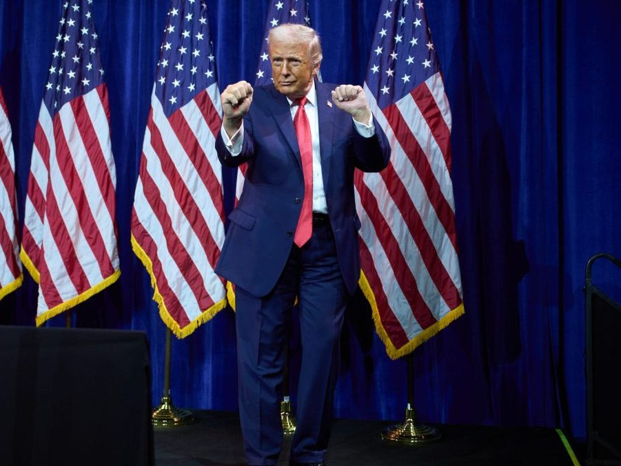 Na snímke Donald Trump.