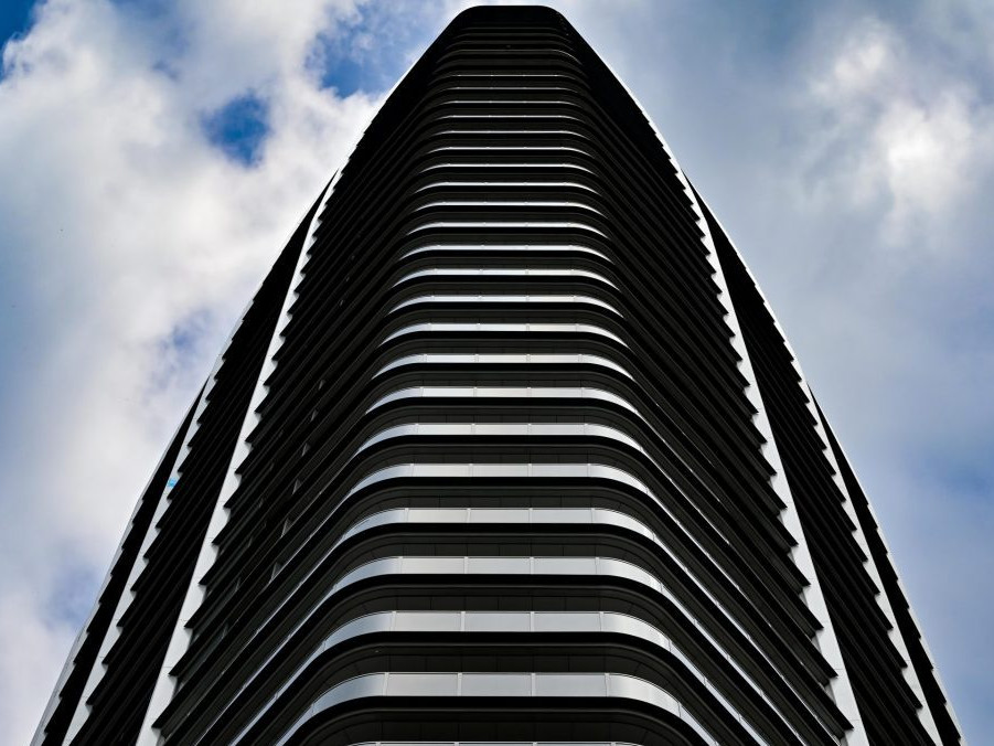 Na ilustračnej snímke Eurovea Tower.