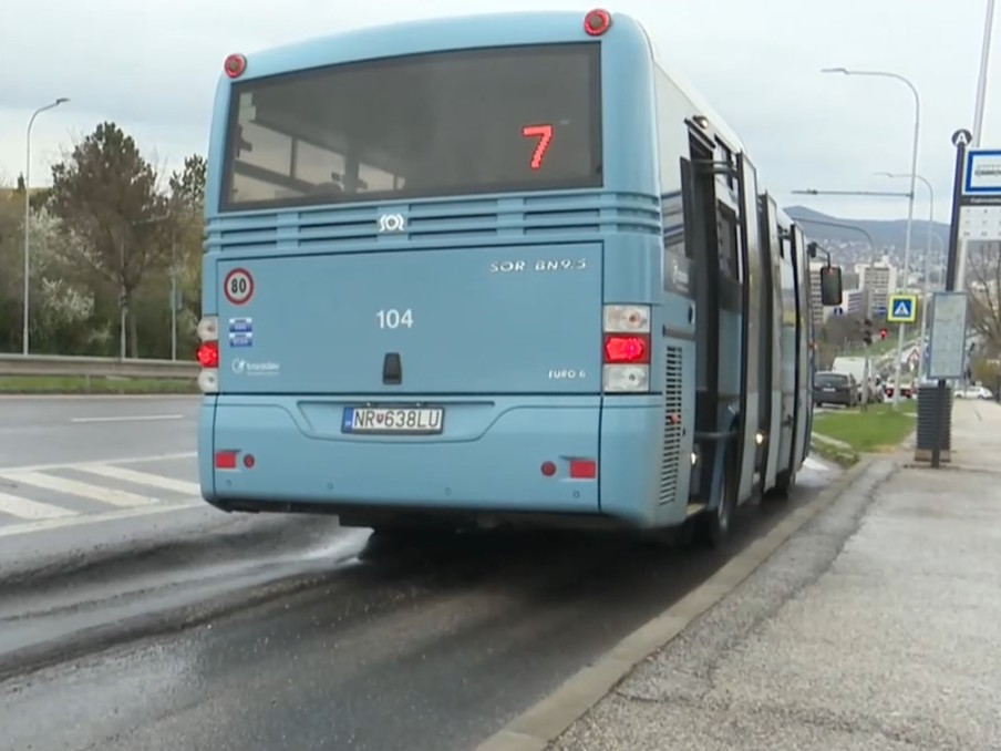 autobus v Nitre