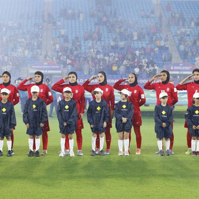 Iránske futbalistky.