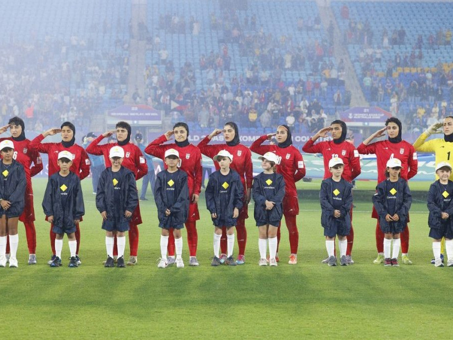 Iránske futbalistky.