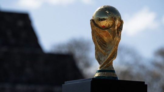 Trofej pre víťaza MS 2026 vo futbale.