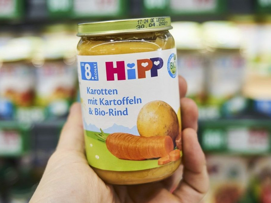 Detská výživa značky HiPP.