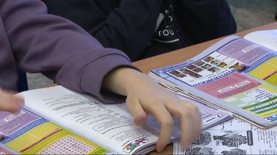 Na ilustračnej snímke žiačka.