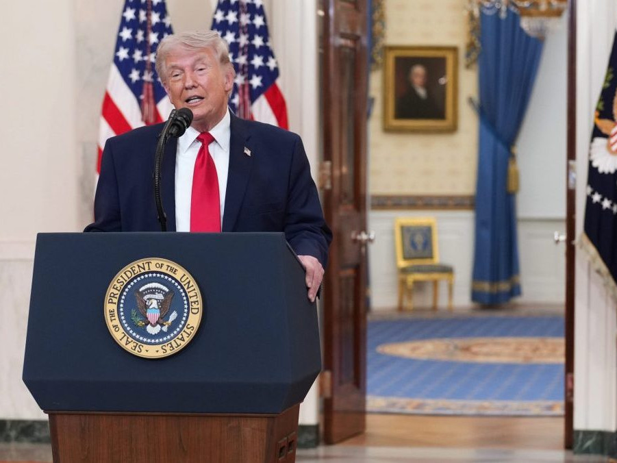 Na snímke Donald Trump.