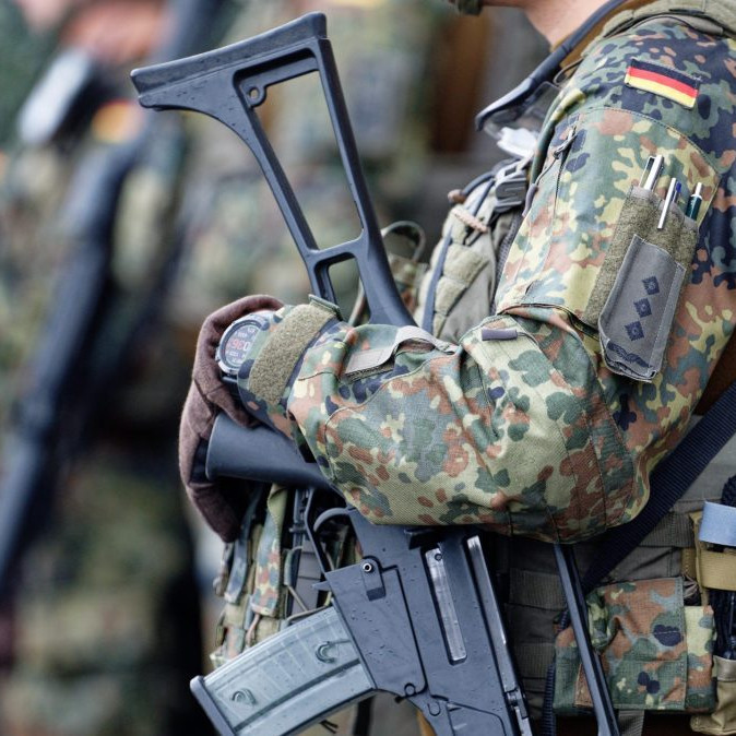 Na snímke nemeckí vojaci.