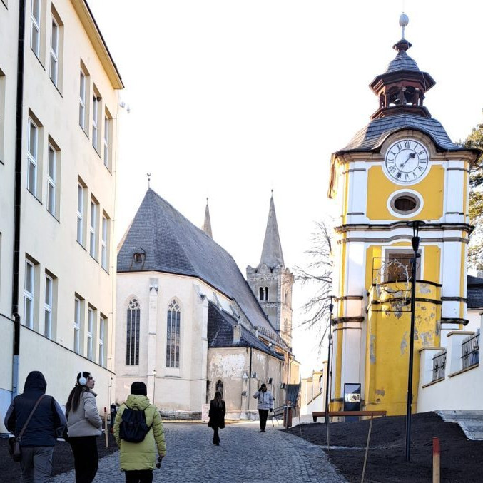 Rekonštruovaná časť Kapitulskej uličky v Spišskom Podhradí.