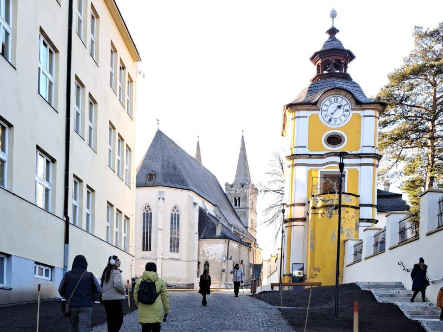 Rekonštruovaná časť Kapitulskej uličky v Spišskom Podhradí.