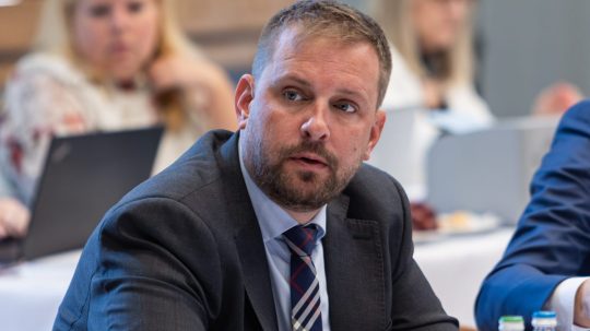 Na snímke minister zdravotníctva Kamil Šaško (Hlas-SD).