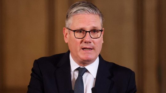 Britský premiér Keir Starmer.