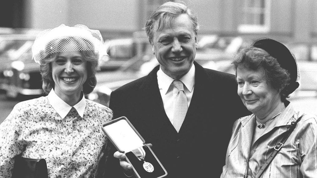David Attenborough s manželkou Jane a dc&eacute;rou Susan.