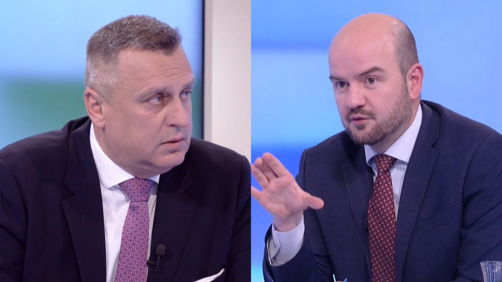 Andrej Danko (SNS) a Martin Dubéci (PS) v relácii O 5 minút 12.