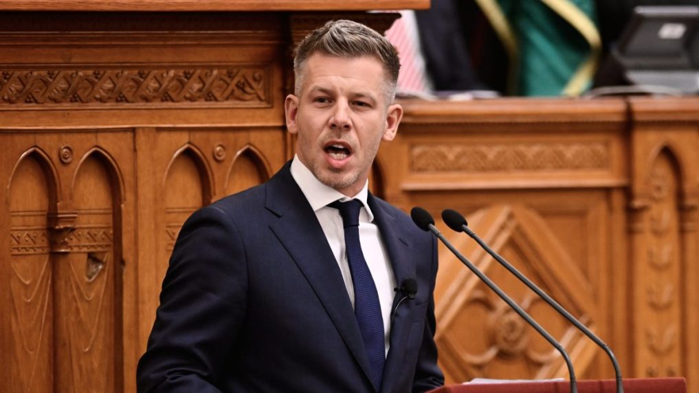 Péter Magyar rozpráva počas ustanovujúceho zasadnutia parlamentu Maďarska
